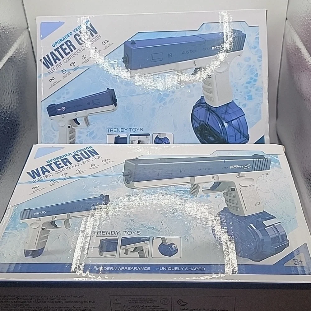 New 2023 Newest&Hottest Electric Water Gun, Blue Rechargeable Squirt Guns - Picture 2 of 11